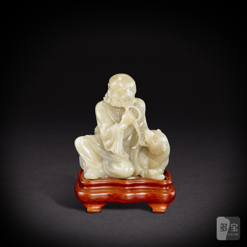 A set of eighteen jade Luohan figures, 20th century | 二十世紀 玉雕十八羅漢一套 - 图25